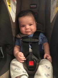 Infant in car seat