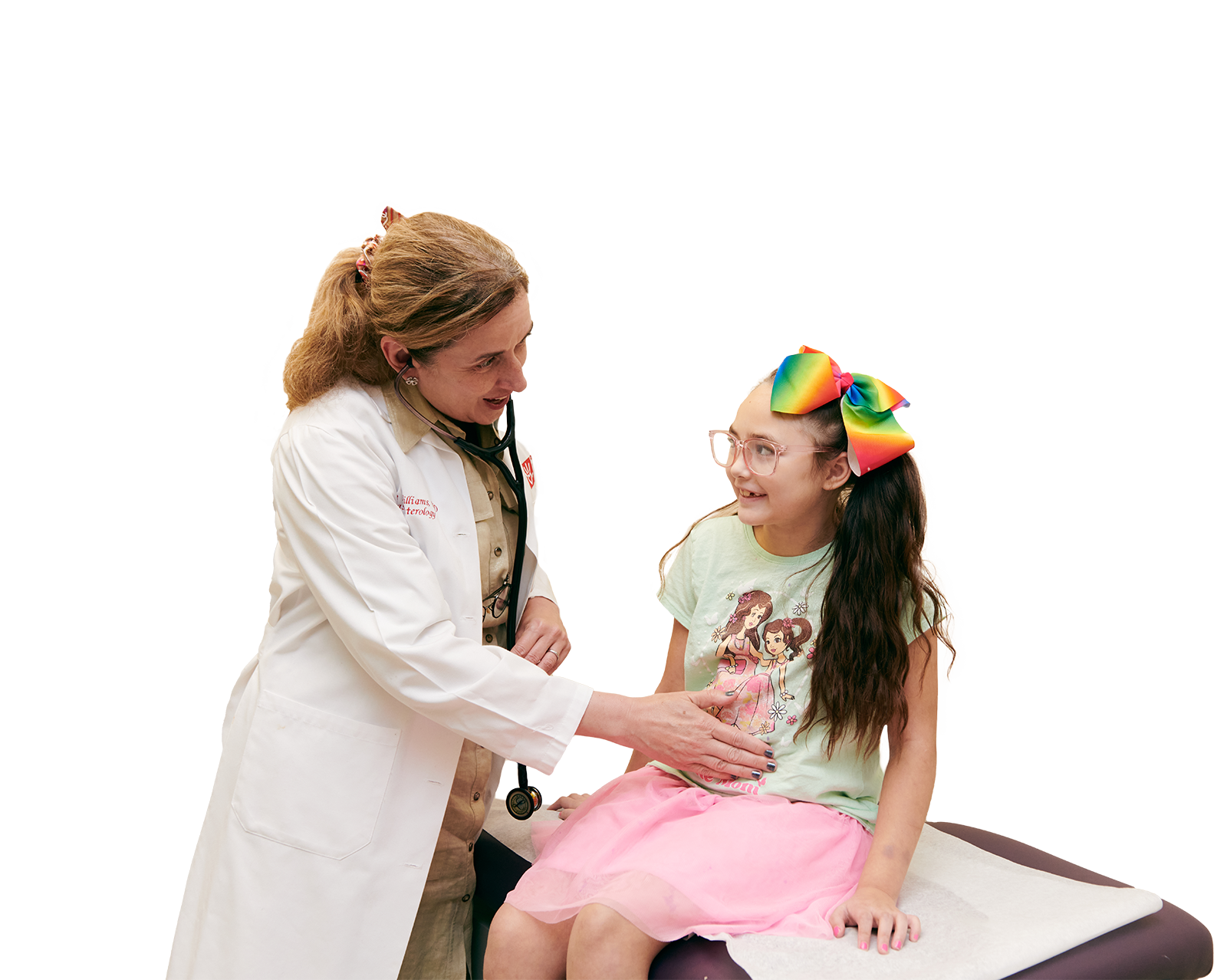 girl at appointment