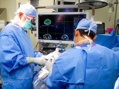 Surgeons in operating room