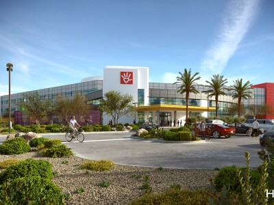 Digital rendering of Phoenix Children's Hospital - Arrowhead Campus