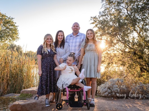 Family of 5 portrait